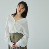 ドビーチェックマルチブラウス≪手洗い可能≫ | VICKY | 詳細画像3