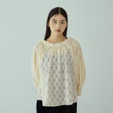 フラワーレーススモックブラウス≪手洗い可能≫ | VICKY | 詳細画像3