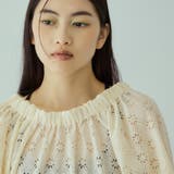 フラワーレーススモックブラウス≪手洗い可能≫ | VICKY | 詳細画像6