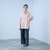 《きちんと映え》ストライプウエストタックシャツ | VICKY | 詳細画像13