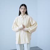 イエロー系その他 | 《きちんと映え》ストライプウエストタックシャツ | VICKY