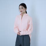 ピンク | バックロング フォルムシャツ | VICKY