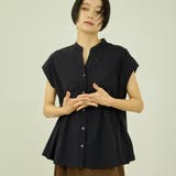 ブラック | 【涼やかストレッチ】フレンチスリーブ | VICKY