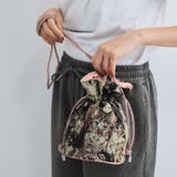 ジャガード巾着ミニバッグ | VICKY | 詳細画像5 