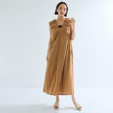 ブラウン | カットジョーゼットダブルフェイスワンピース≪手洗い可能≫ | ketty