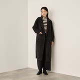 ダークグレー | ブランケットメルトンガウンコート | ketty