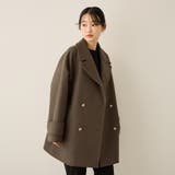 ブラウン | ウール調ジャージーオーバーサイズコート | ketty