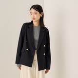 ネイビー | サイロスパンツイルテーラードジャケット≪手洗い可能≫ | ketty