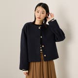 ウールチョウジャージーノーカラージャケット | ketty | 詳細画像2