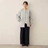 ダンボール中綿切り替えノーカラージャケット≪手洗い可能≫ | ketty | 詳細画像10