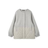 ダンボール中綿切り替えノーカラージャケット≪手洗い可能≫ | ketty | 詳細画像13