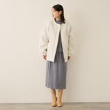 ダンボール中綿切り替えノーカラージャケット≪手洗い可能≫ | ketty | 詳細画像3