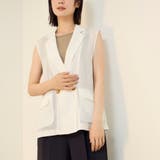 ホワイト | グリッティメッシュダブルベスト | ketty