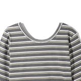 ランダムリブボーダーハーフスリーブカットソー≪手洗い可能≫ | ketty | 詳細画像18