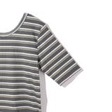 ランダムリブボーダーハーフスリーブカットソー≪手洗い可能≫ | ketty | 詳細画像19