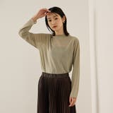 ボトルネックセミシアーカットソー≪手洗い可能≫ | ketty | 詳細画像6