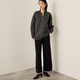 ソフトダンボールハーフZIPプルオーバー≪手洗い可能≫ | ketty | 詳細画像8