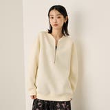 ソフトダンボールハーフZIPプルオーバー≪手洗い可能≫ | ketty | 詳細画像2