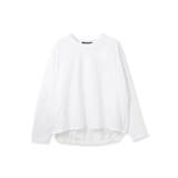 オフホワイト | ポンチローマ異素材バックテールカットソー | ketty
