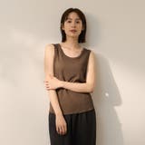 ブラウン | ランテレストレッチN/Sカットソー | ketty