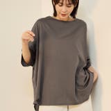 チャコールグレー | 【機能するミニマル服】ポンチョTシャツ | ketty