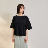 ブラック | 【涼。軽やかに。】デザイン袖Tシャツ | ketty