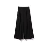 ブラック | タックフレアパンツ≪手洗い可能≫ | ketty