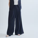 ネイビー | タックフレアパンツ≪手洗い可能≫ | ketty