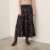 ブラック系その他 | アートフラワースカートライクパンツ≪手洗い可能≫ | ketty