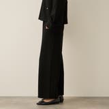ブラック | フリースバックダンボールワイドパンツ≪手洗い可能≫ | ketty