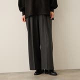 ダークグレー | ウールライクストレッチ2タックパンツ≪手洗い可能≫ | ketty