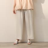 ベージュ | 2WAYメランジツイルタックワイドパンツ | ketty