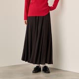 ブラック | フローイングサーキュラースカート | ketty