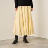 イエロー | フローイングサーキュラースカート | ketty