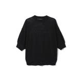 ブラック | アーバンロゴ刺繍ニットプルオーバー≪手洗い可能≫ | ketty