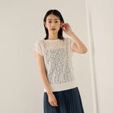 オフホワイト | レオパードジャガードニット≪手洗い可能≫ | ketty