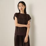 ブラウン | レオパードジャガードニット≪手洗い可能≫ | ketty