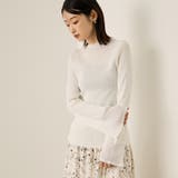 オフホワイト | シアースリーブリブニットプルオーバー≪手洗い可能≫ | ketty