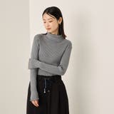 ライトグレー | 調温バックボタンハイネックニット≪手洗い可能≫ | ketty