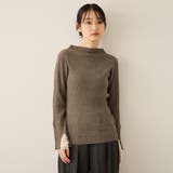 ブラウン | シアーカフレイヤードフウニットプルオーバー≪手洗い可能≫ | ketty