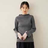 ダークグレー | シアーカフレイヤードフウニットプルオーバー≪手洗い可能≫ | ketty