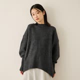 ダークグレー | ヤクライクモックネックニットプルオーバー | ketty
