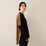ブラック | バイカラードルマンニットプルオーバー≪手洗い可能≫ | ketty