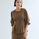 CICA配合サークルストレッチブラウス≪セットアップ対応/洗濯機で洗える≫ | ketty | 詳細画像1