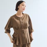 CICA配合サークルストレッチブラウス≪セットアップ対応/洗濯機で洗える≫ | ketty | 詳細画像2