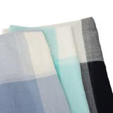 ストールレディーススカーフ春夏メンズ綿100%コットンブロックチェックキーズke… | KEYS | 詳細画像2