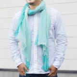 ストールレディーススカーフ春夏メンズ綿100%コットンブロックチェックキーズke… | KEYS | 詳細画像3