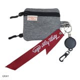 グレー | パスケース icカードケース リール付き | KEYS 