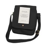 BLACK | バッグ ショルダーバッグ メッセージラベル キャンバスバッグ | KEYS