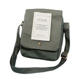 KHAKI | バッグ ショルダーバッグ メッセージラベル キャンバスバッグ | KEYS